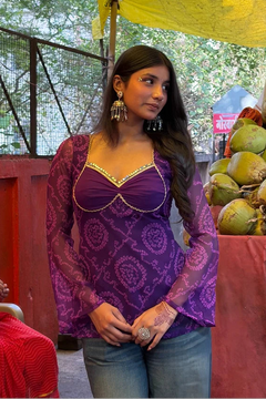 Aafreen Ethnic Kurti Top