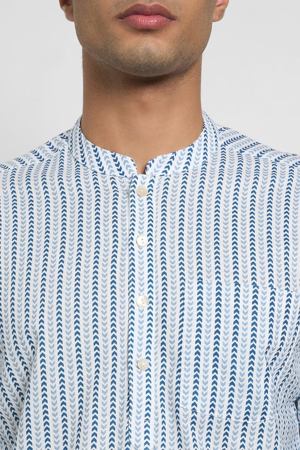 Light blue festive kurta