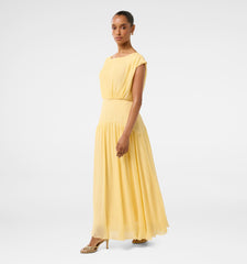 crinkle maxi dress
