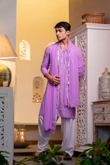 Mirror work kurta with dupatta