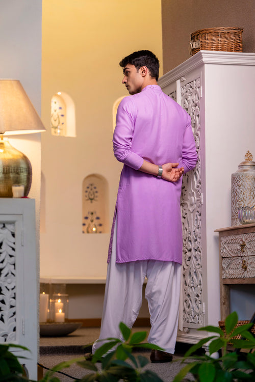 Cotton kurta dupatta set men