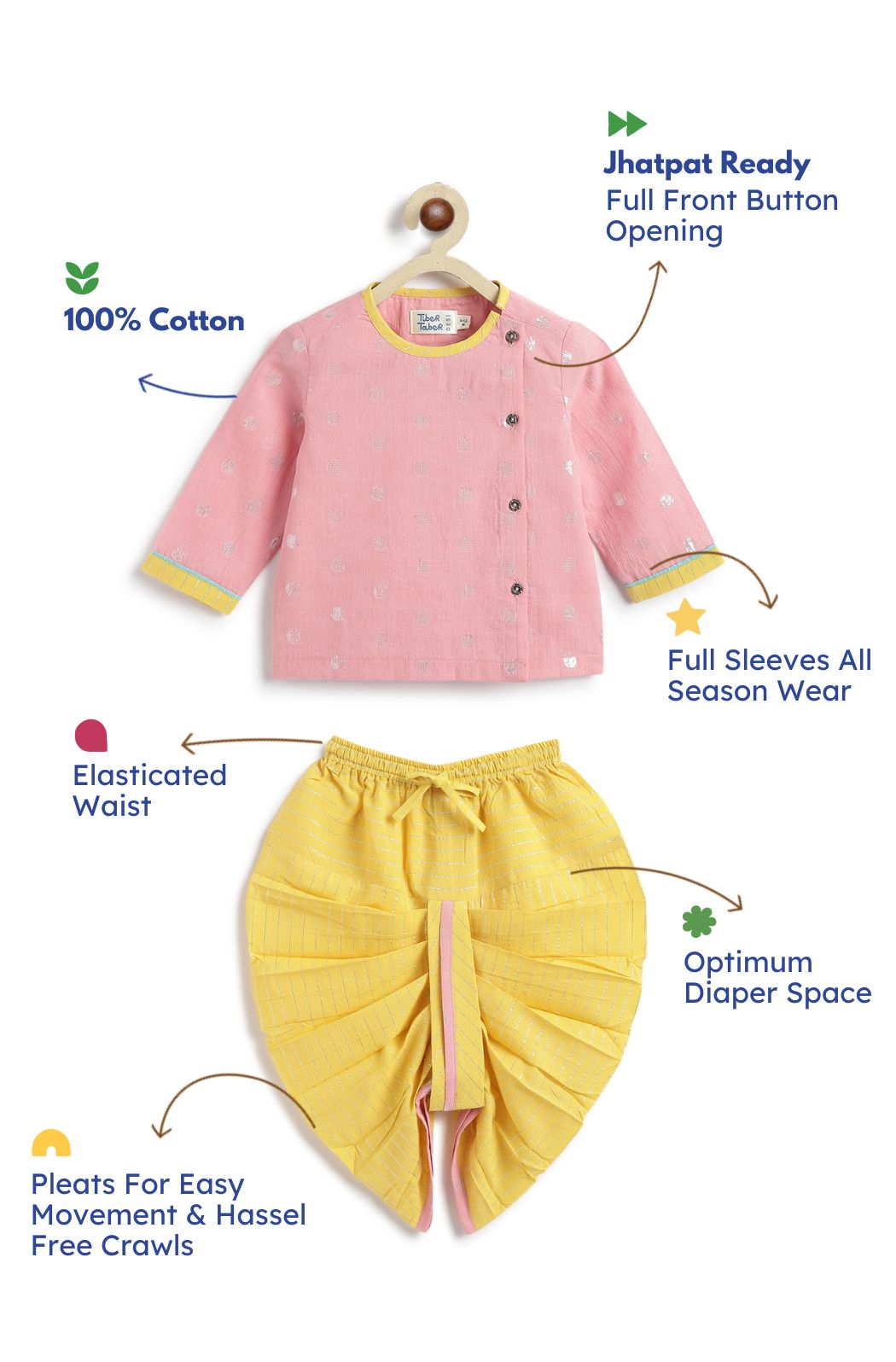 easy-wear festive dress for kids