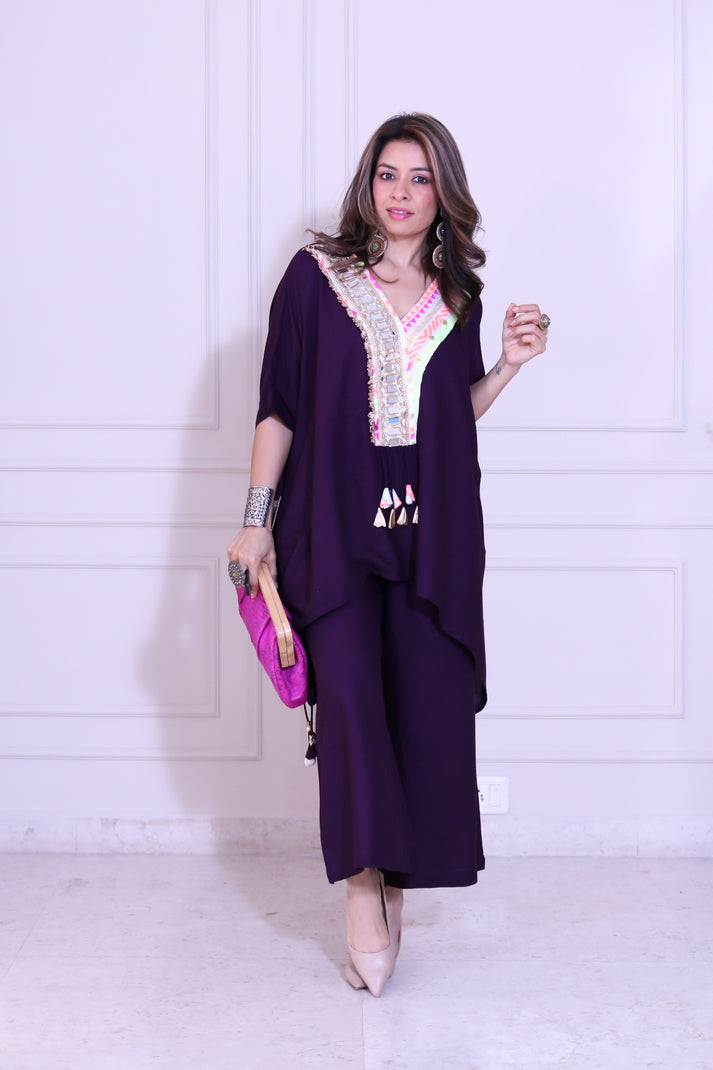 Rayon festive coord outfit