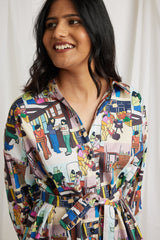relaxed fit shirt dress