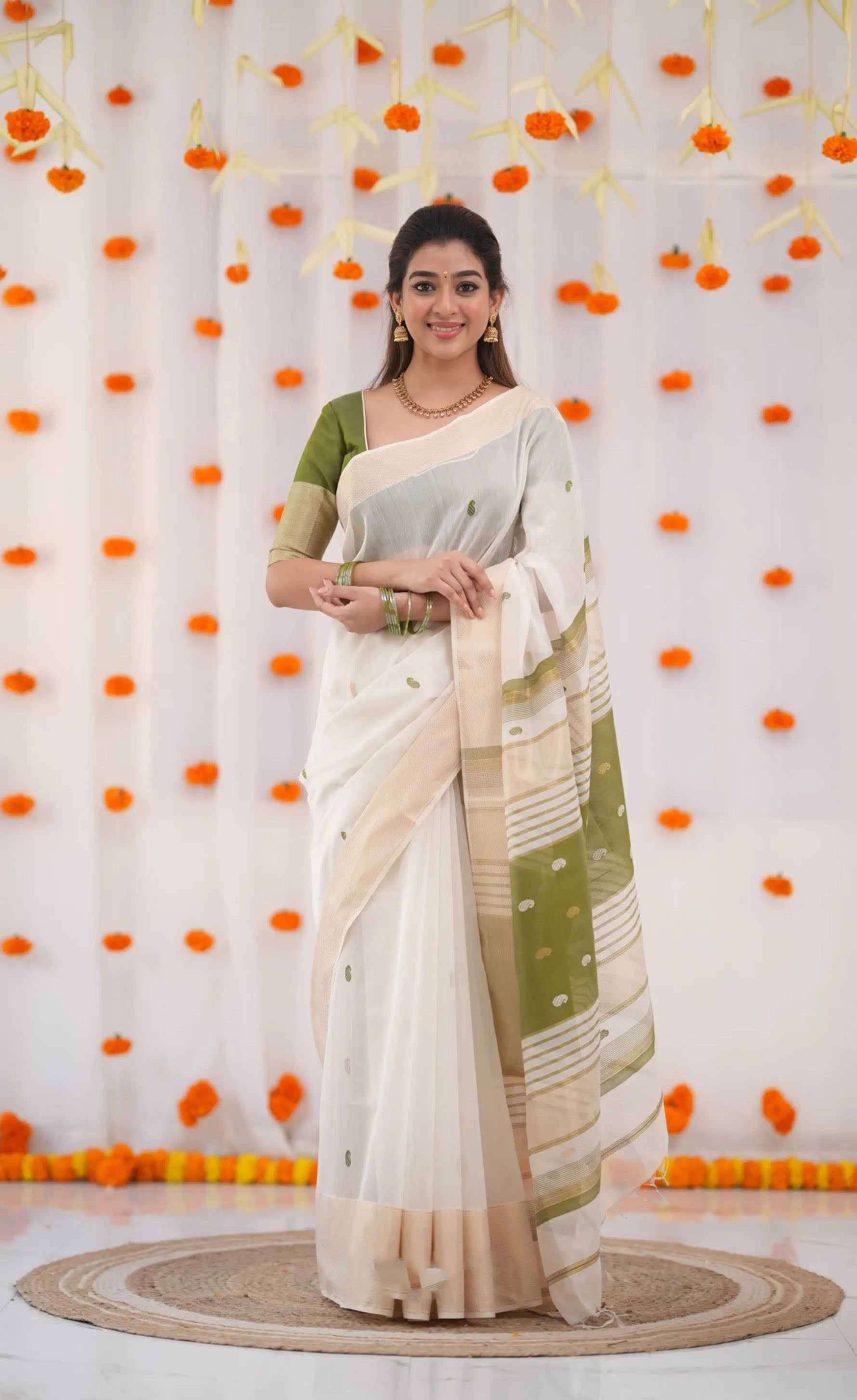 Lightweight festive saree