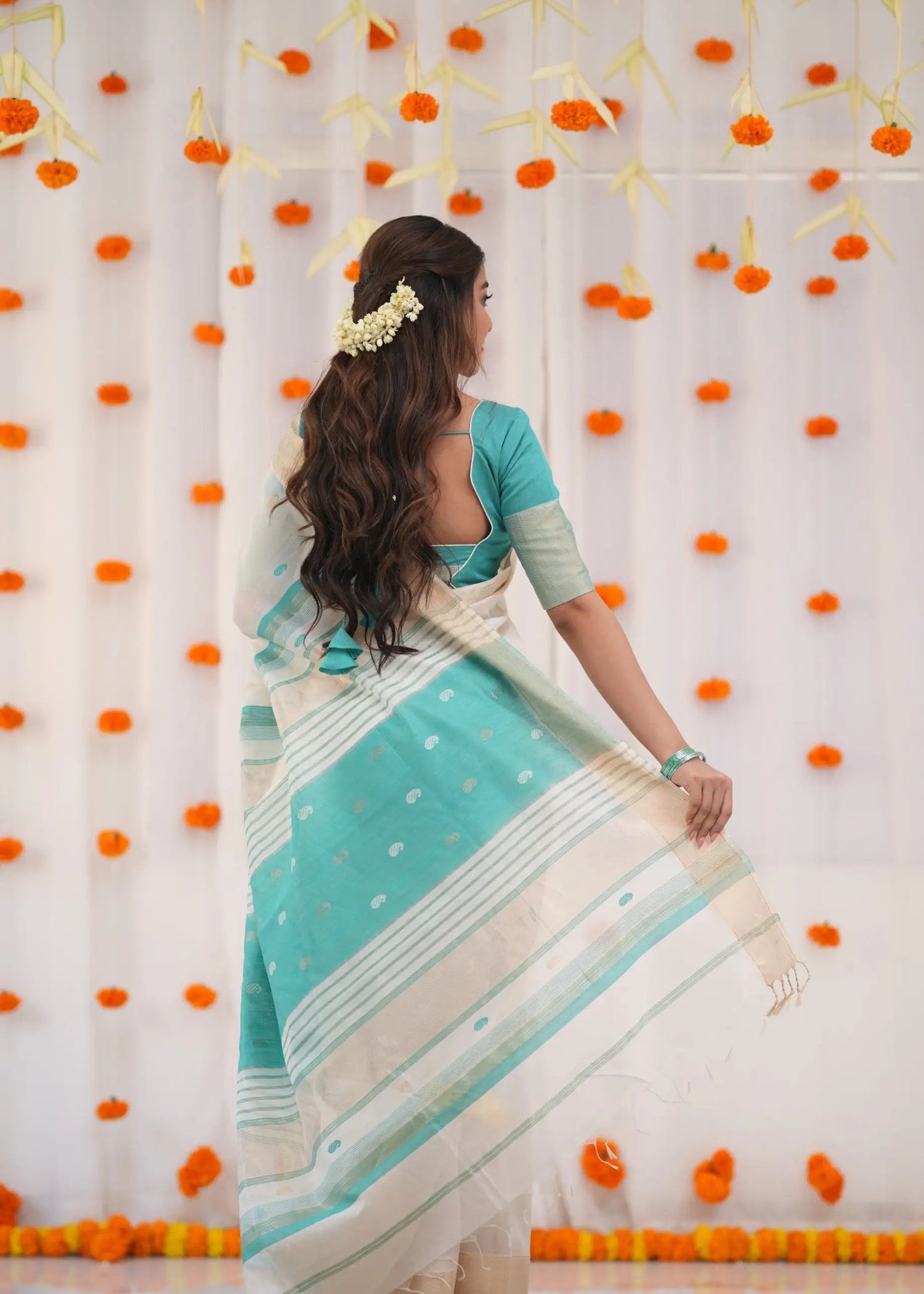 Handloom Maheswari sarees