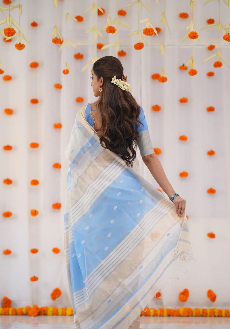 Silk cotton blend saree