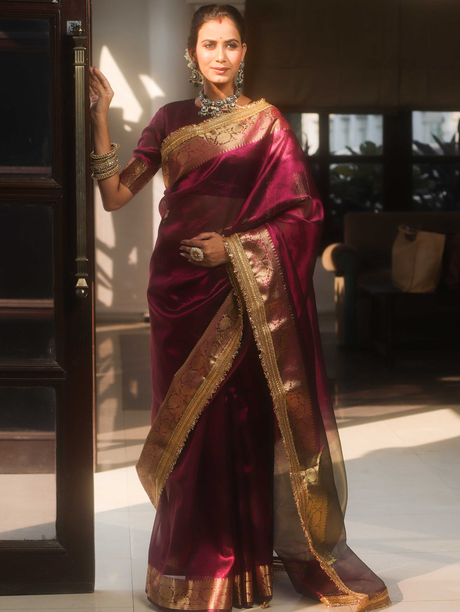 Banarasee tissue saree