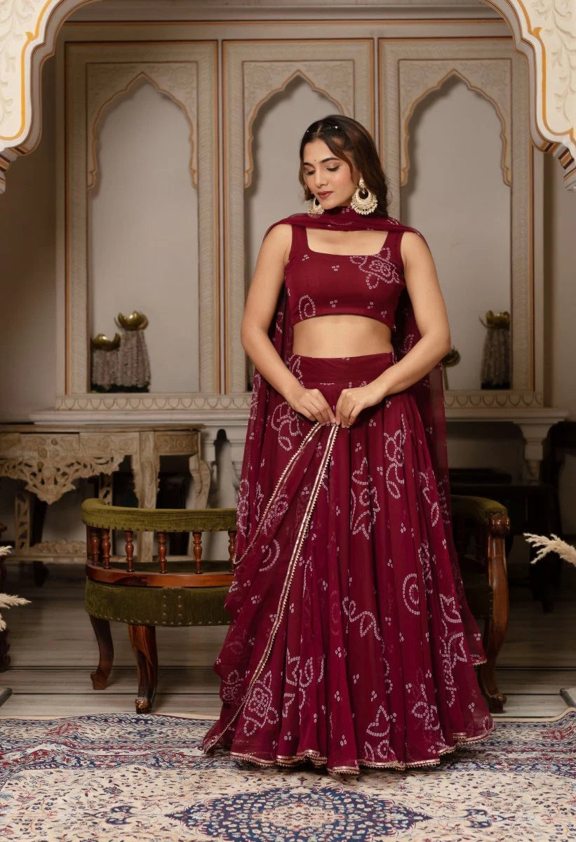 stitched lehenga with dupatta