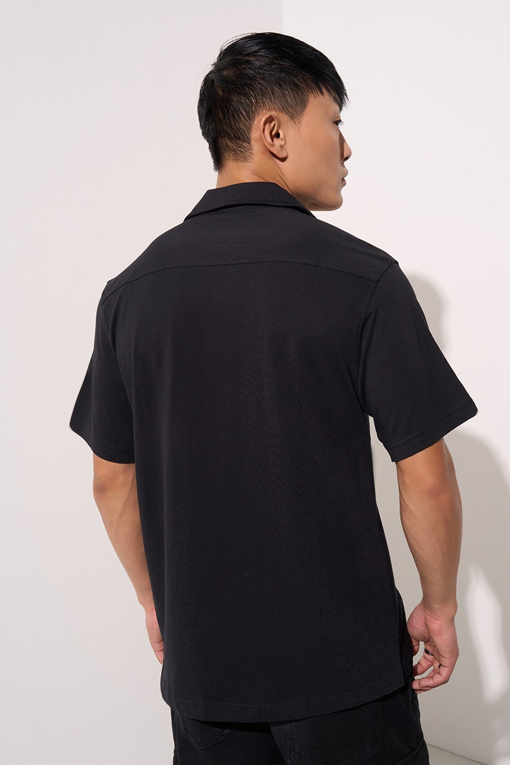 maroon printed shirt cotton look