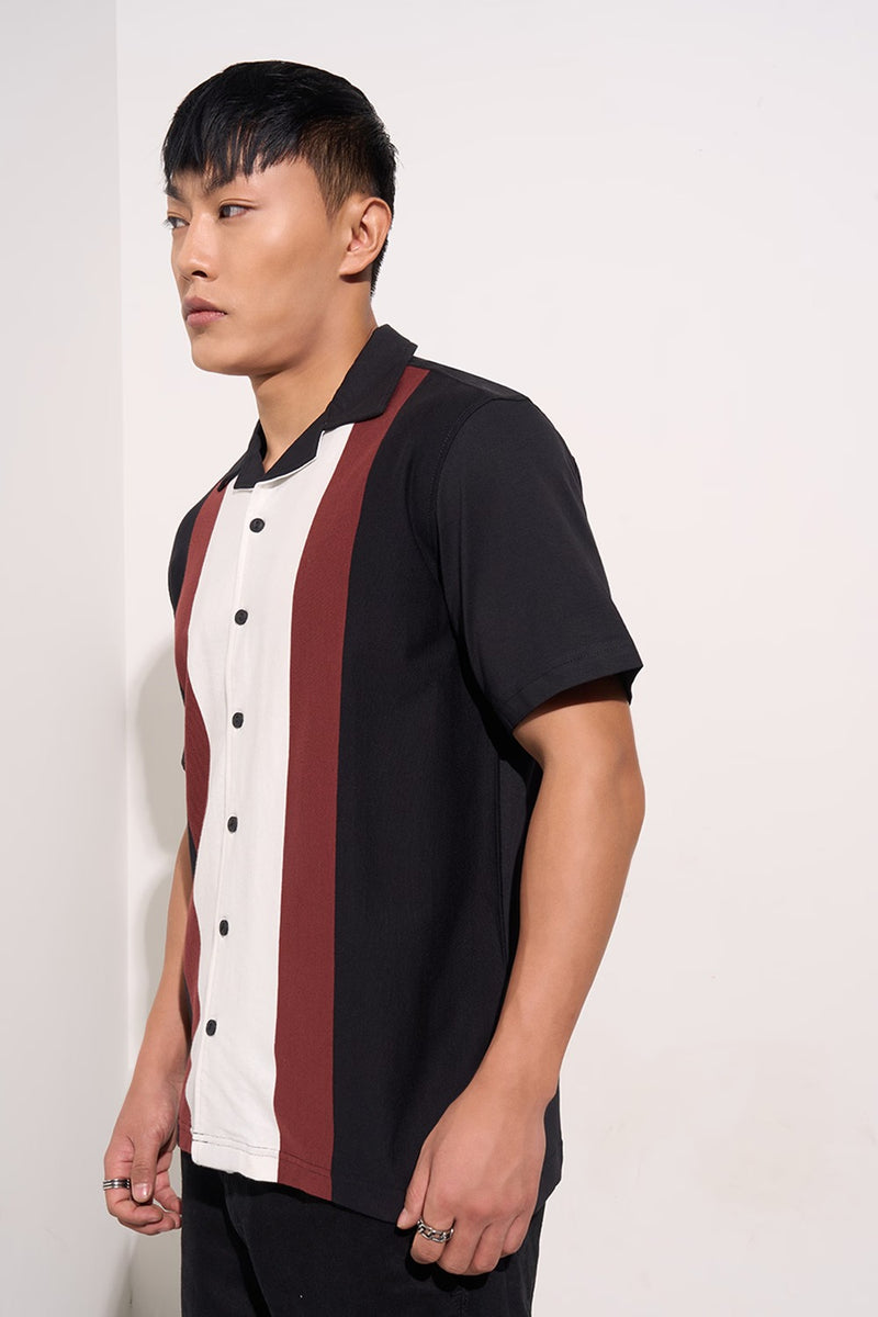 Casual maroon shirt for men