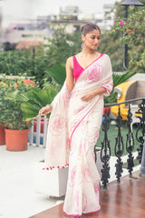 breathable mul cotton saree
