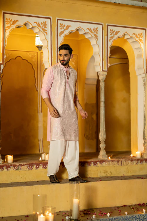 chikankari kurta men