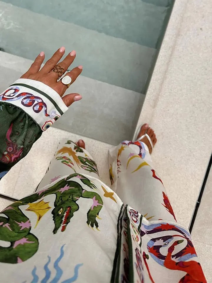 Misco Abstract Holiday Co-ord Set