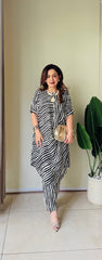 cowl co-ord muslin outfit