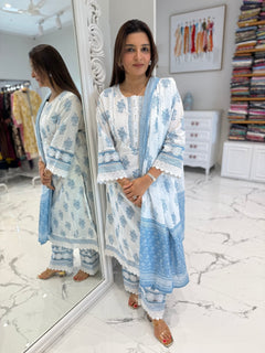 Lace detailed kurta