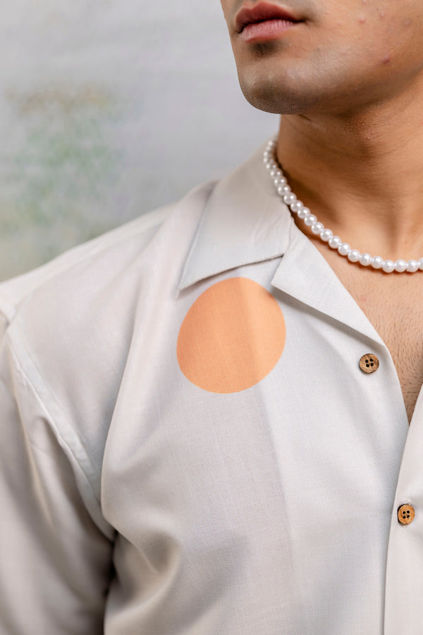 Men’s breathable linen shirt