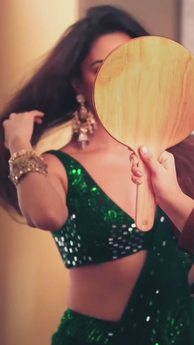 Multicolor Gold Plated Jadau Kundan Earrings – ME881Y