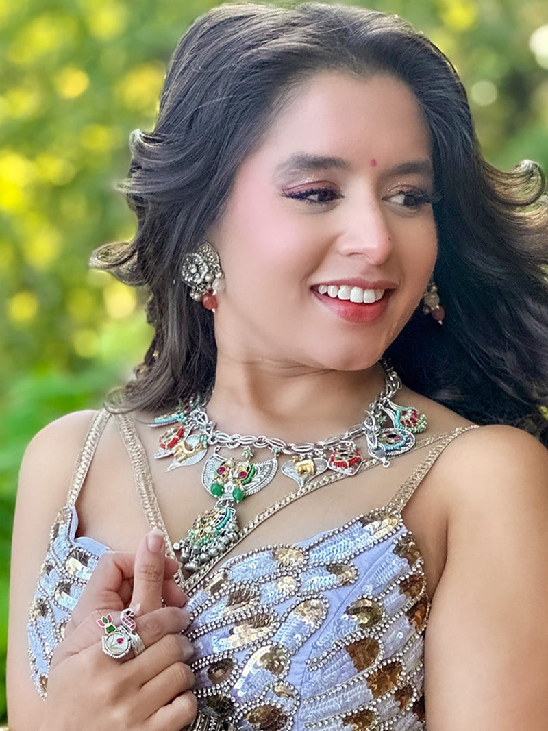 Multicolor Tribal Necklace – EK-SFNECK503