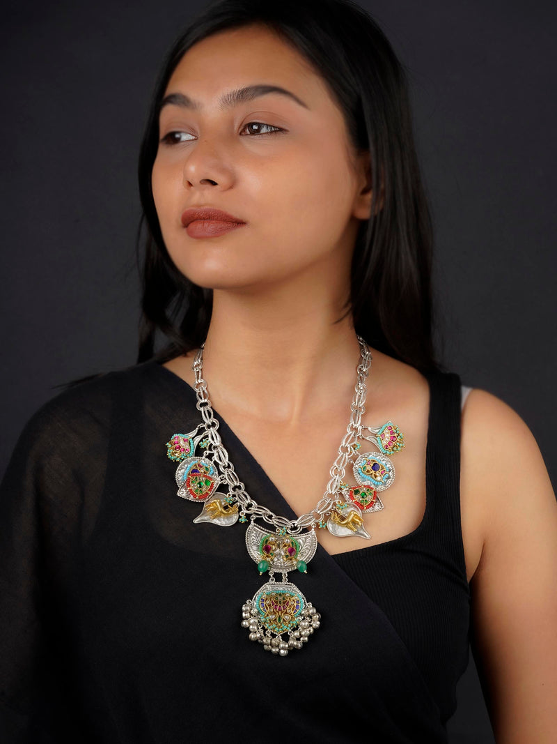 Multicolor Tribal Necklace – EK-SFNECK503
