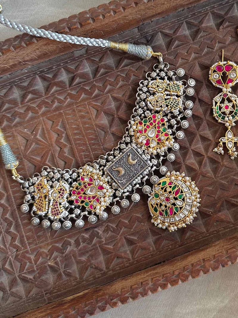 Multicolor Tribal Necklace Set – EK-SFSET227M