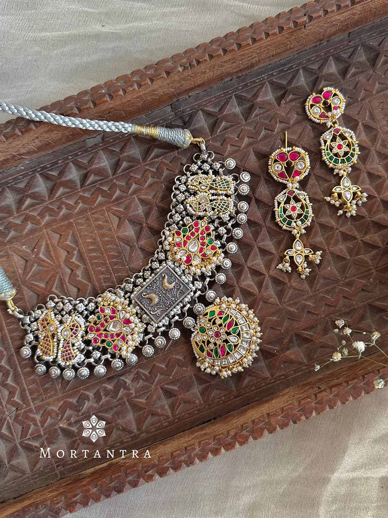 Multicolor Tribal Necklace Set – EK-SFSET227M