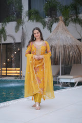 organza ethnic wear
