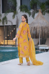 kundan embroidered suit