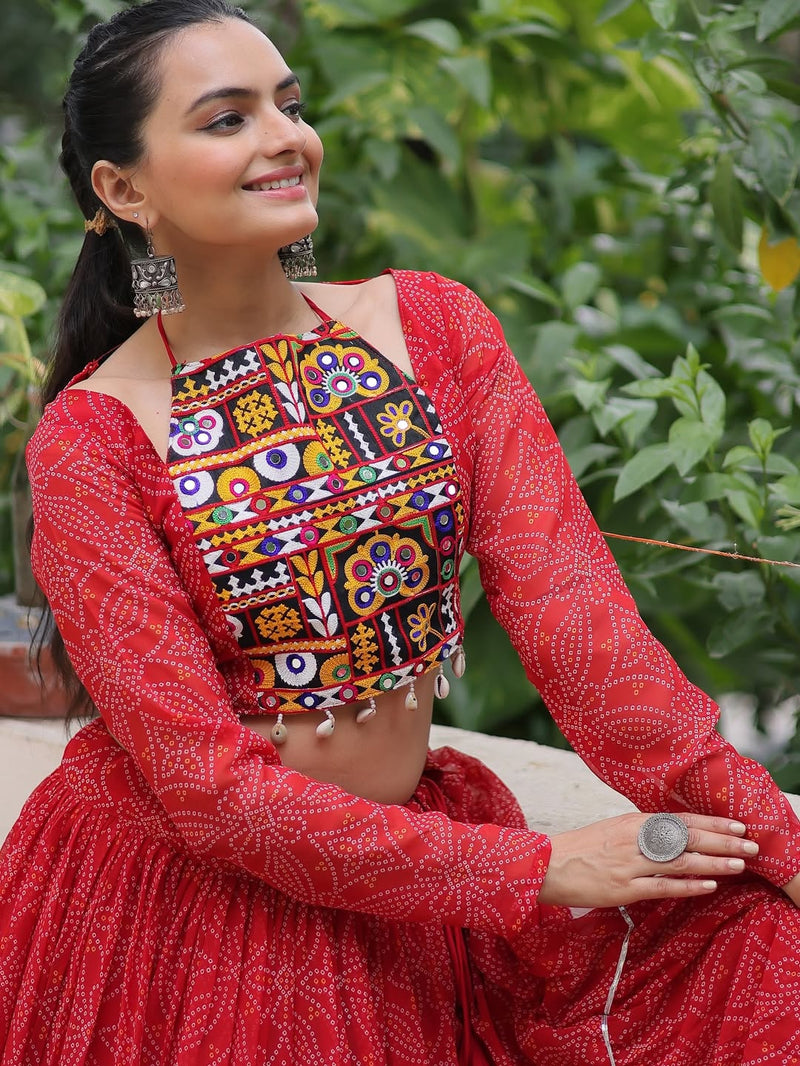 Garba lehenga set