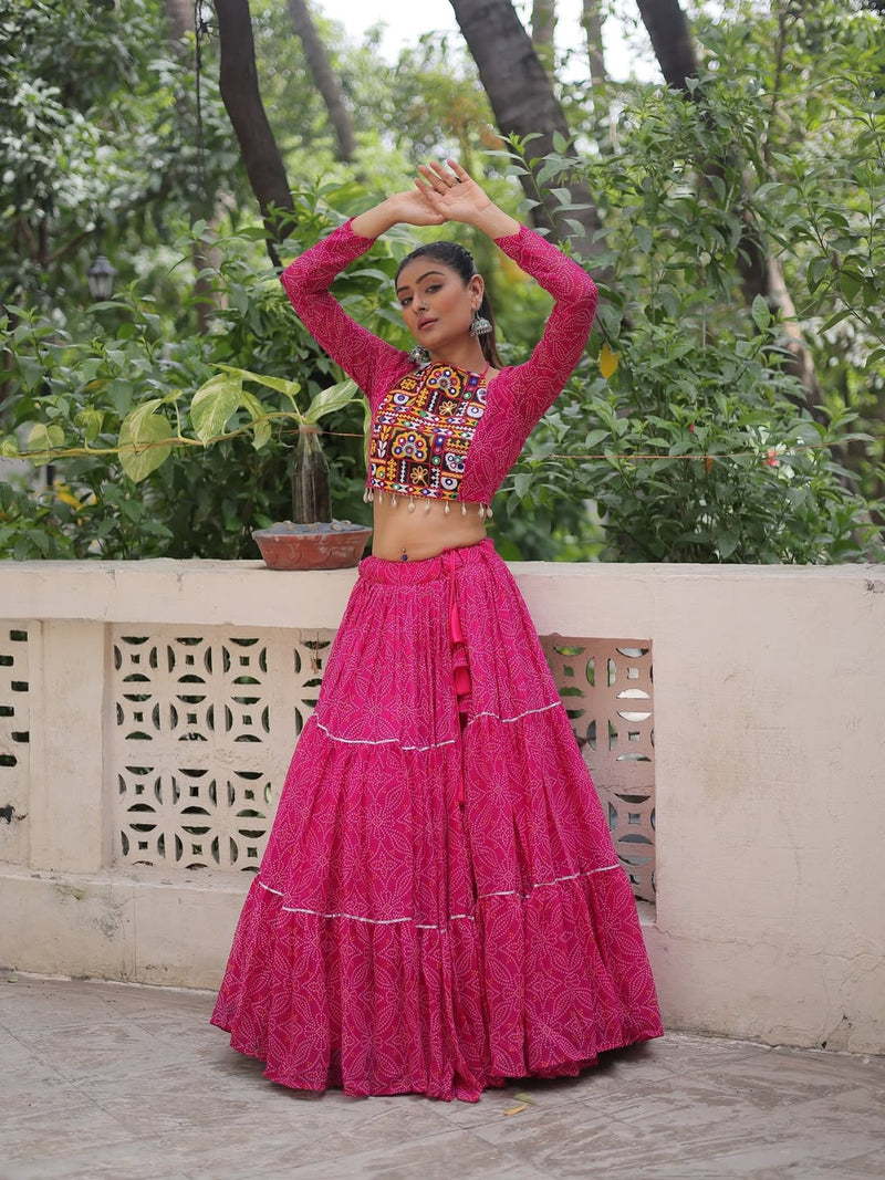 Georgette lehenga choli
