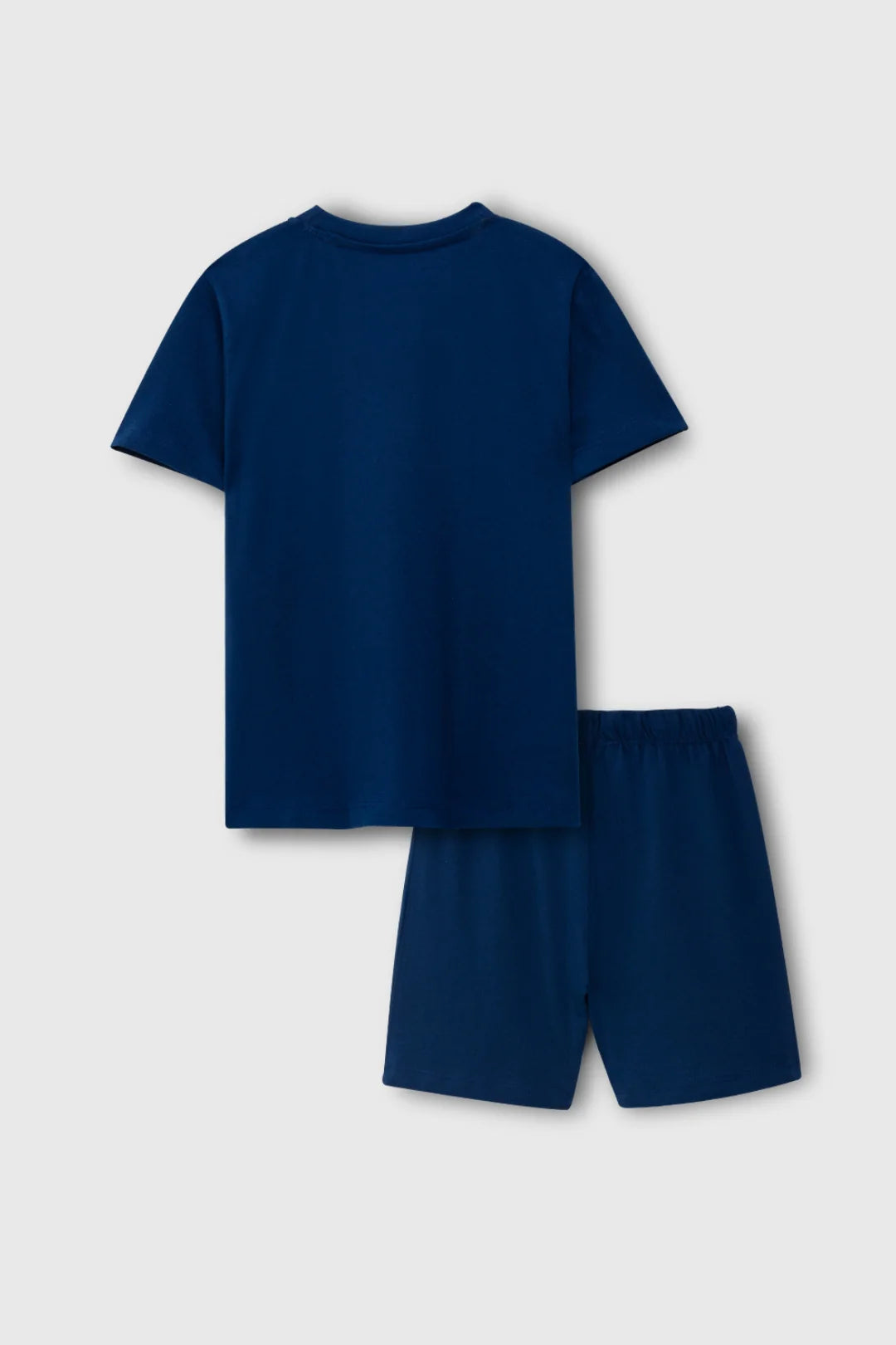 Navy blue isro gaganyaan kids shorts set