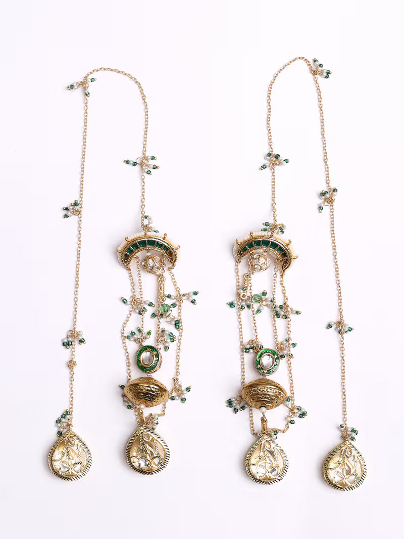 Rajwadi Handcrafted Kashmiri jhumka Earrings