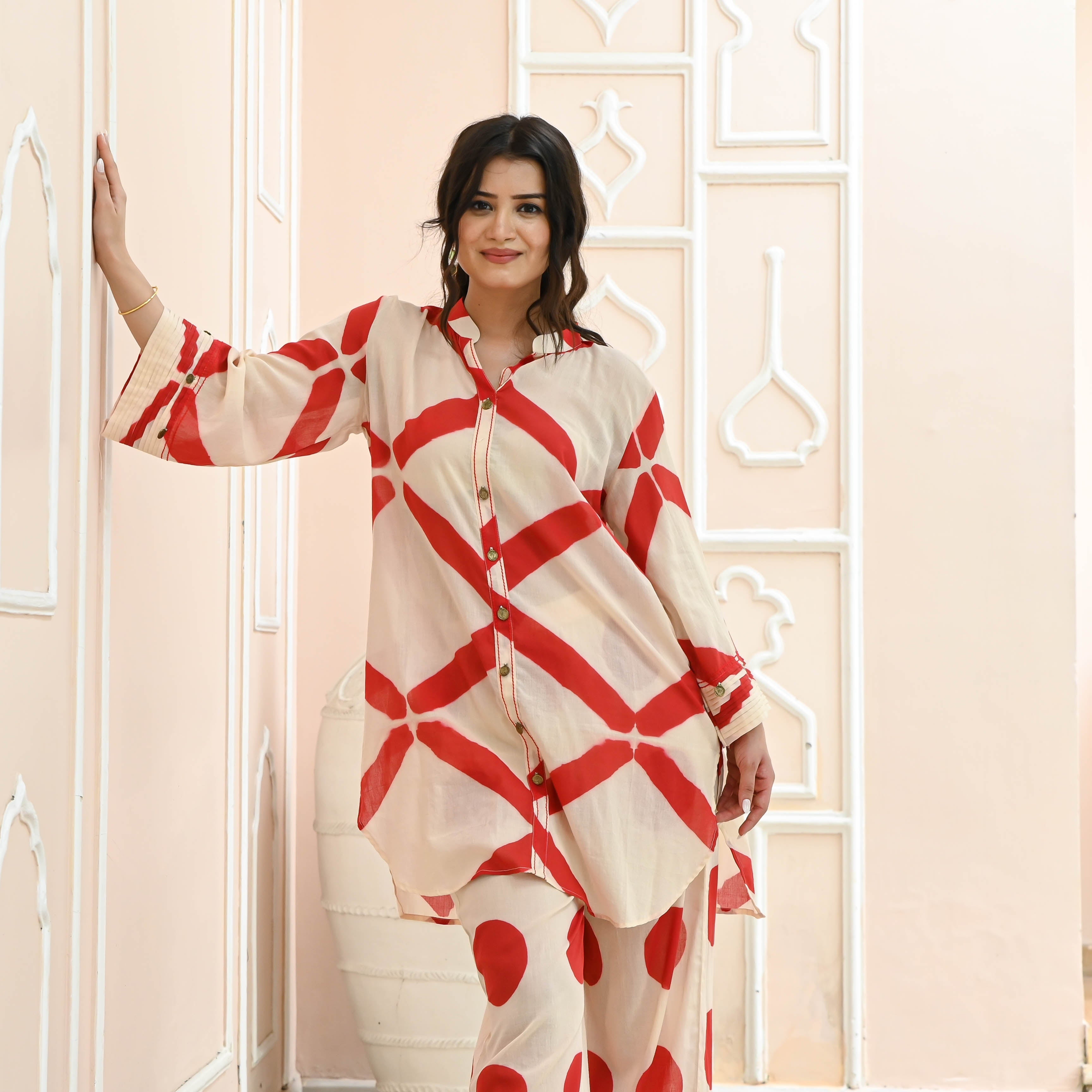 cotton kurta co-ord set