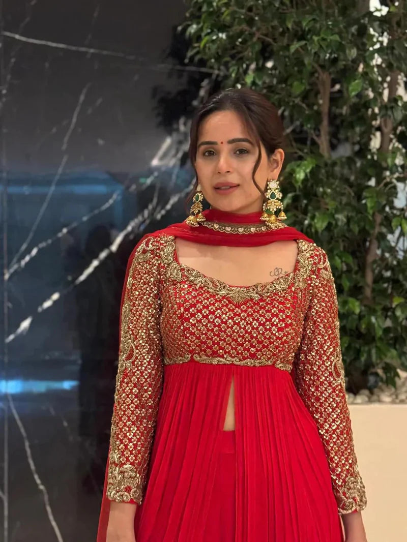 Noor-e-Laal Sharara Set – By Reet Lifestyle