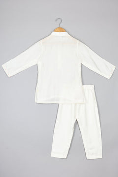 Chanderi kurta pyjama for boys