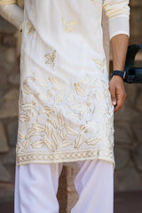 Chikan kurta for men