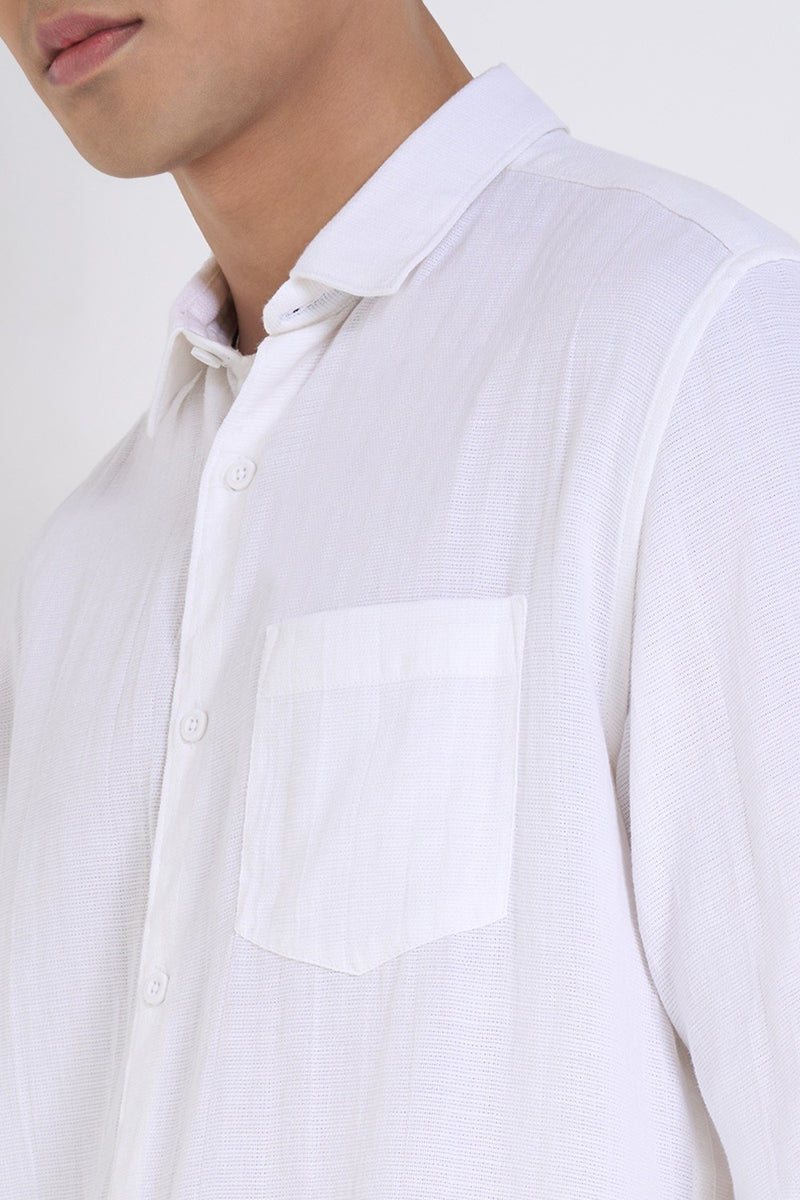 Relaxed fit men’s cotton shirt
