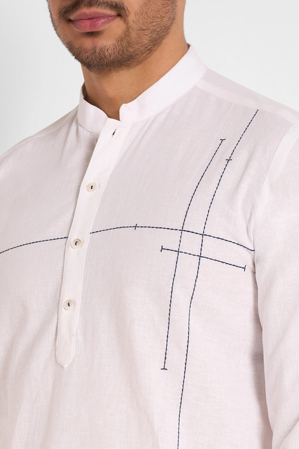 Men's casual cotton kurta