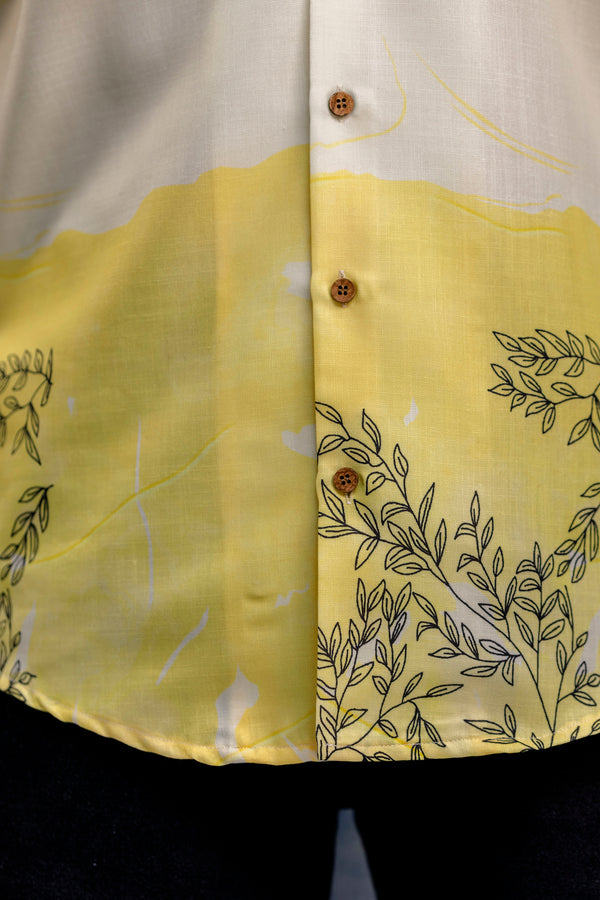 Printed oversized shirt for men