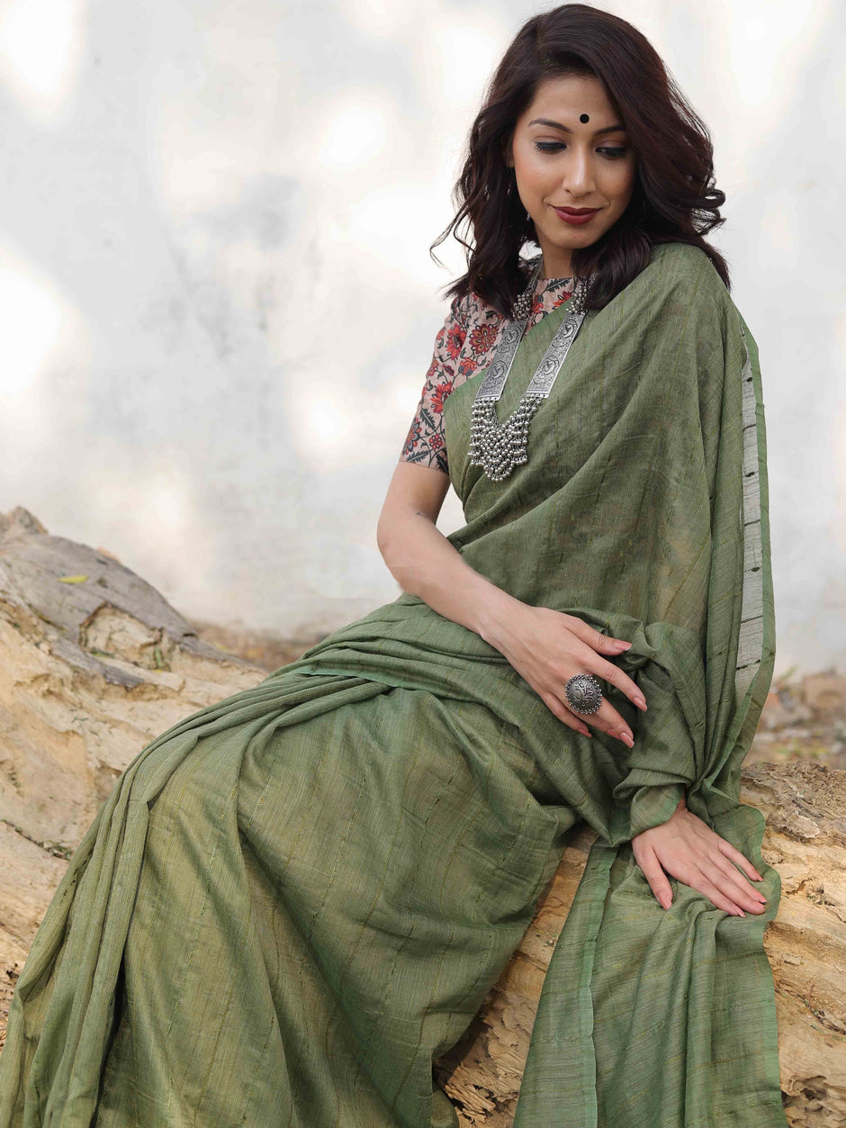 Ghichha silk saree