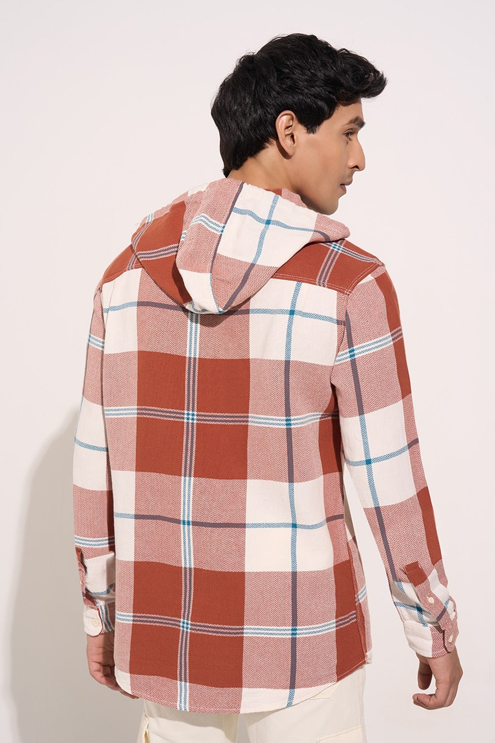 Slim fit checked shirt