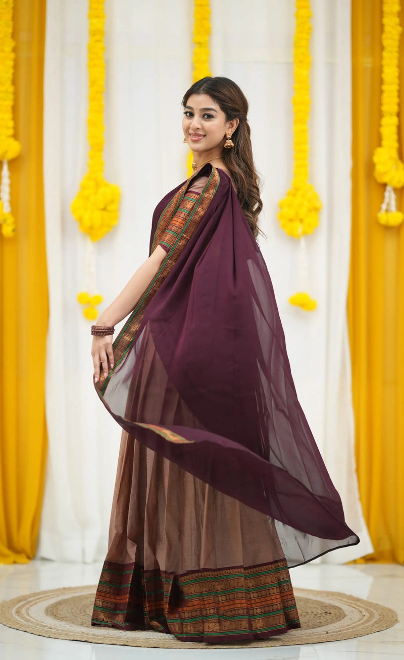 cotton half saree online