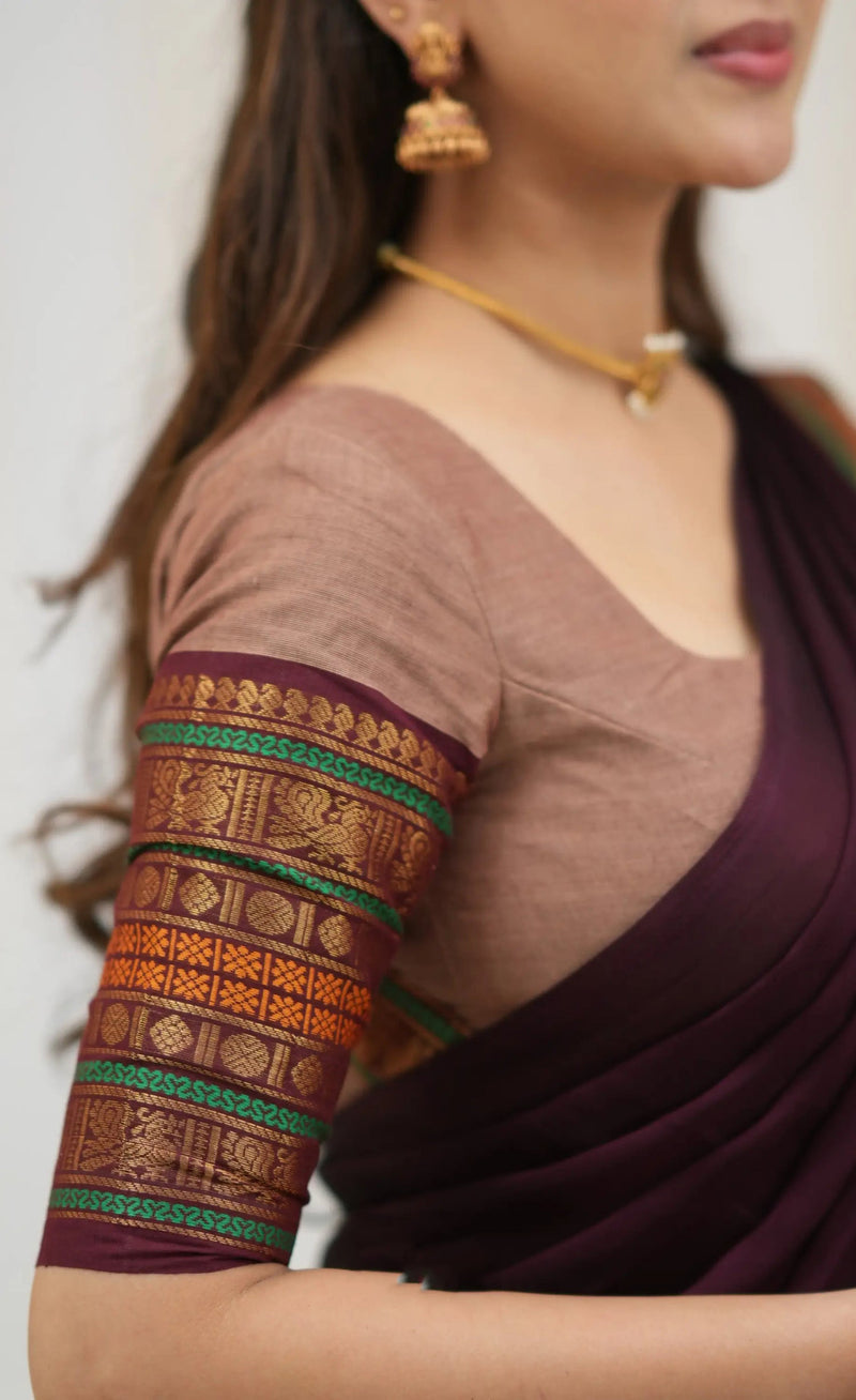 south indian half saree