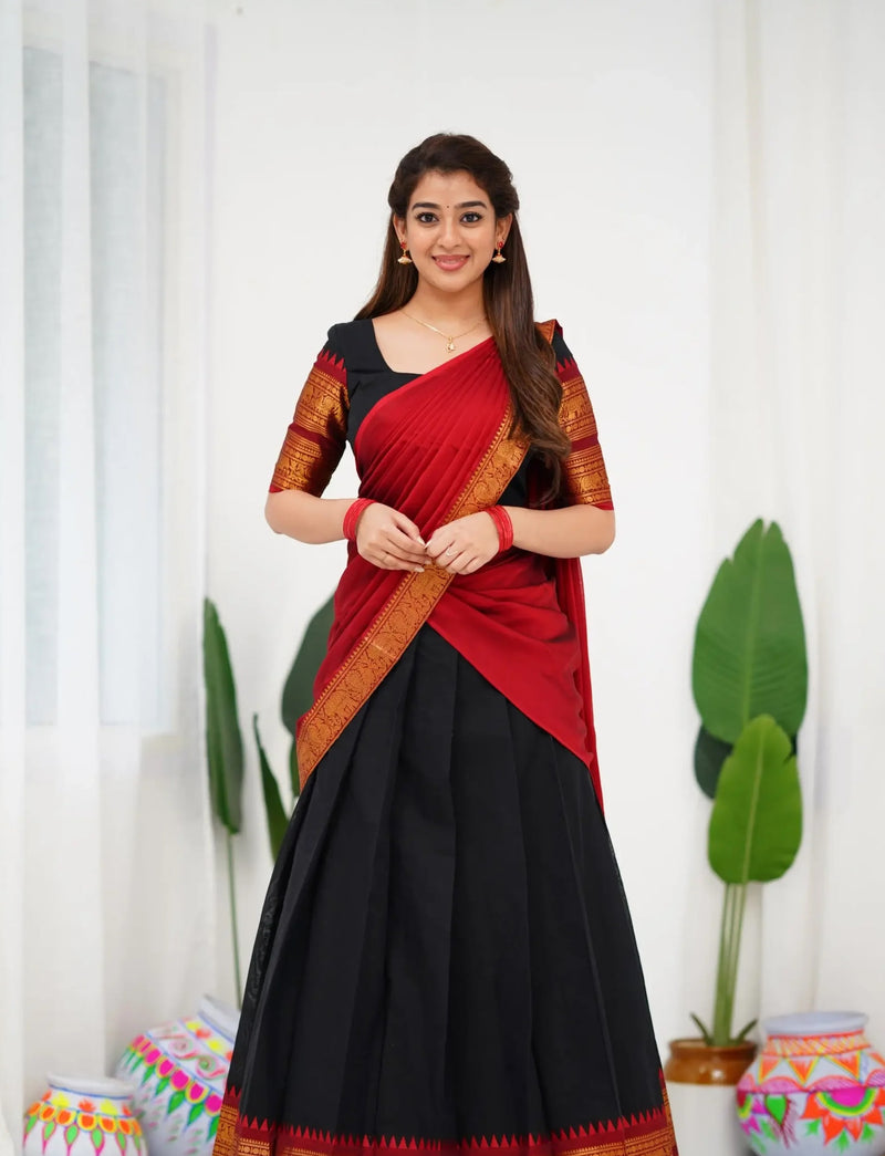 Traditional half saree for weddings