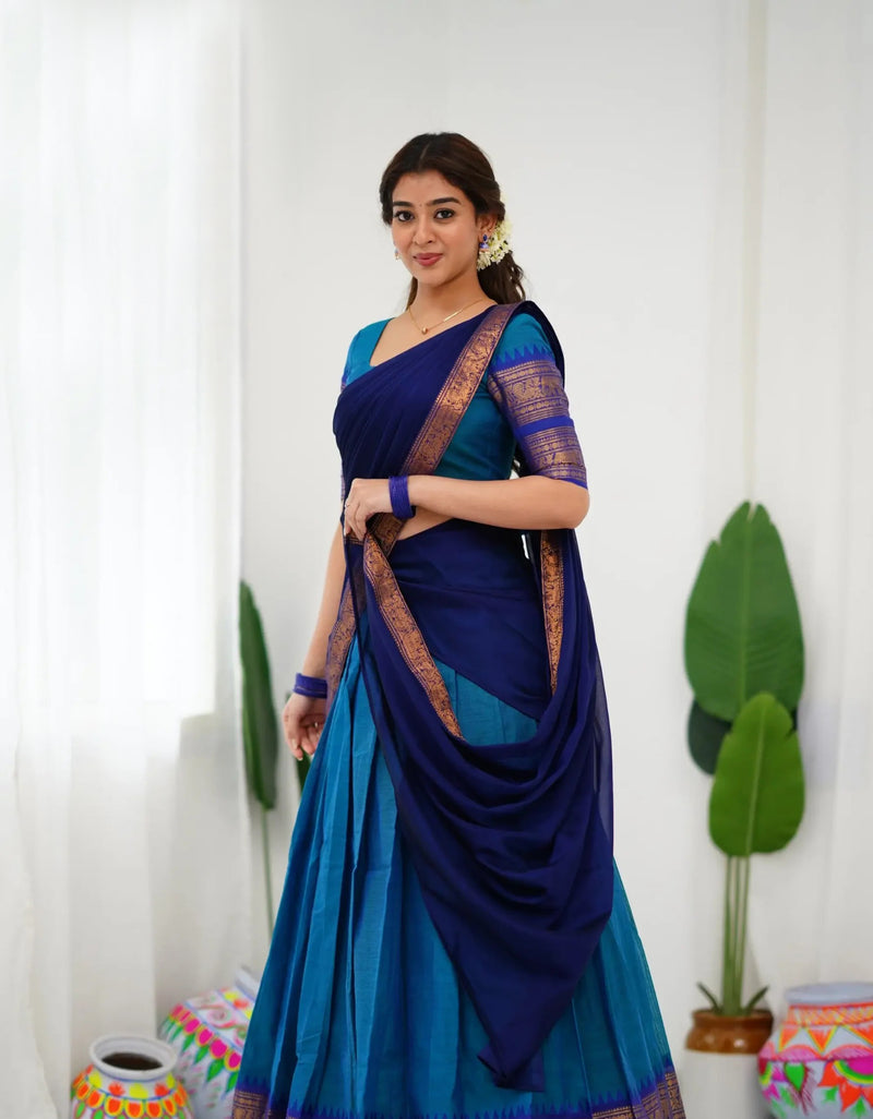 Traditional half saree for weddings