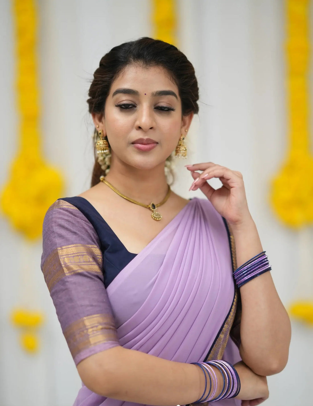 Soft cotton half saree