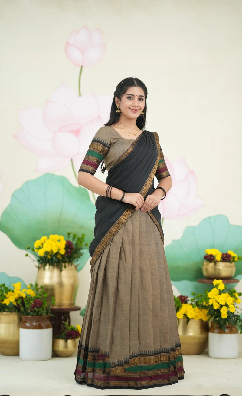 georgette dhavani saree