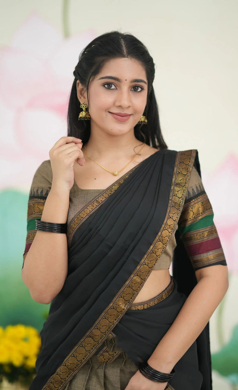 ethnic wear cotton saree