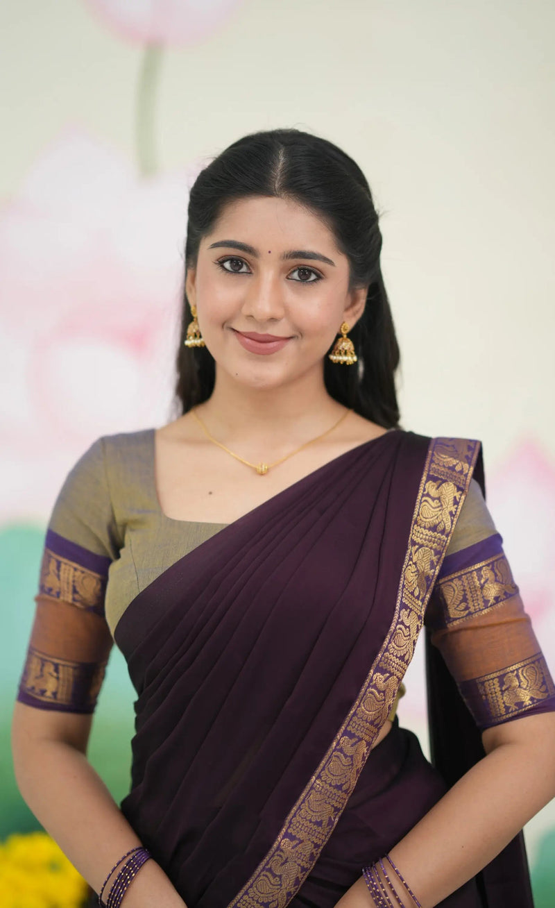 half saree for festivals