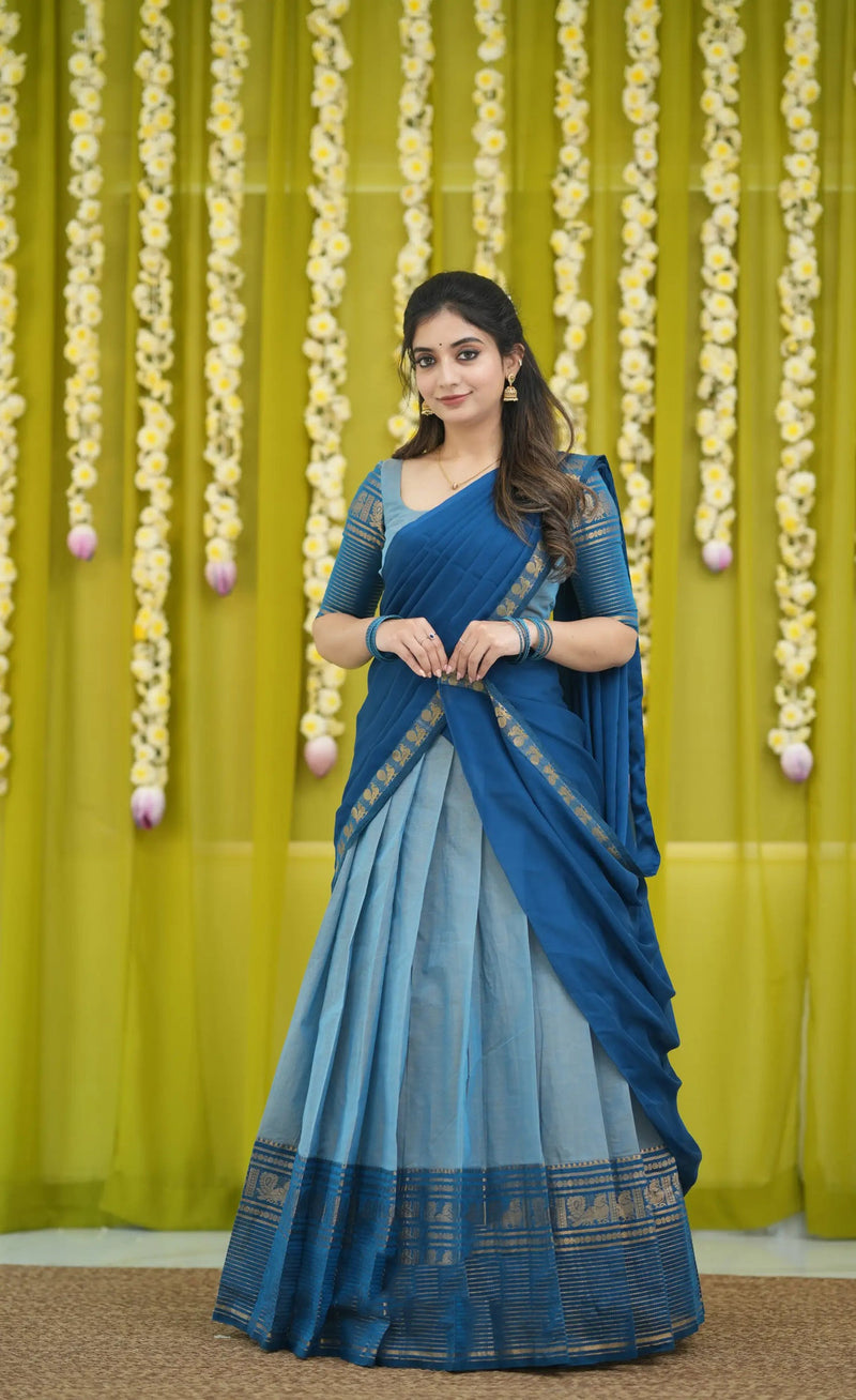 cotton half saree online
